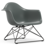 Vitra Eames LAR plastic lounge chair, basic dark base
