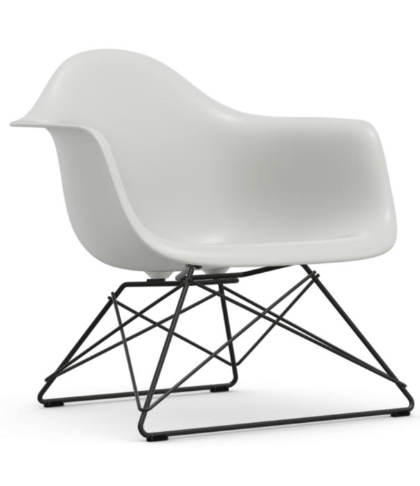 Vitra  Vitra Eames LAR plastic lounge stoel, basic dark onderstel