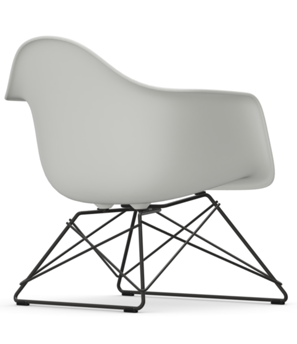 Vitra  Vitra Eames LAR plastic lounge stoel, basic dark onderstel