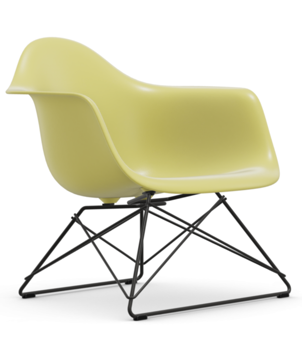 Vitra  Vitra Eames LAR Lounge Stoel met arm,  zwart onderstel