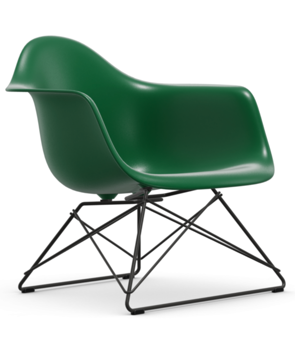 Vitra  Vitra - Eames Plastic Armchair RE LAR base basic dark