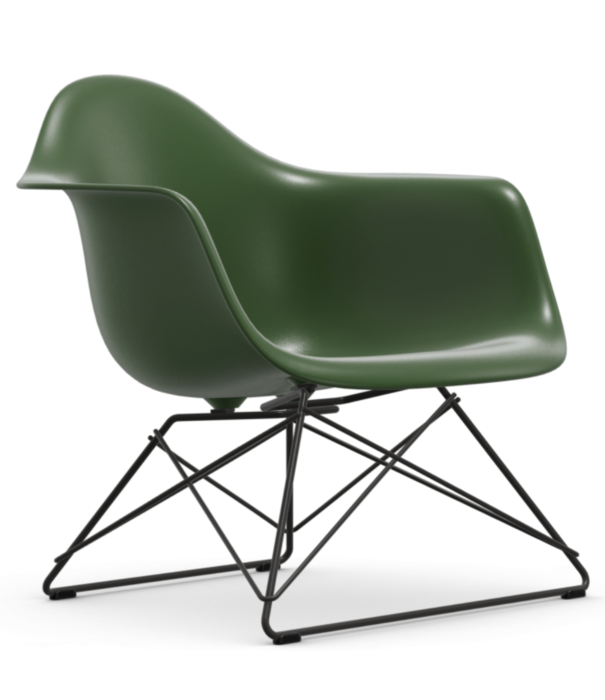 Vitra  Vitra - Eames Plastic Armchair RE LAR base basic dark