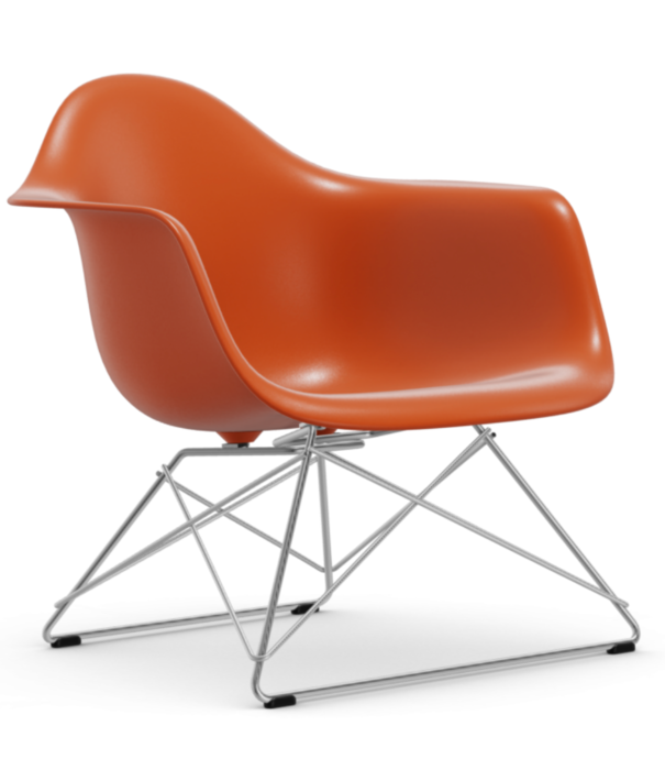 Vitra  LAR Lounge Stoel met arm, chrome onderstel