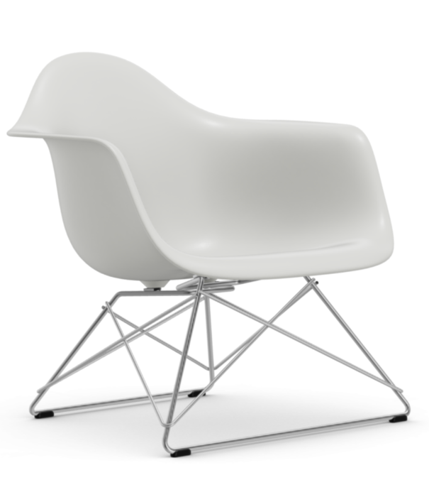 Vitra  Vitra - Eames Plastic Armchair RE LAR, voet chroom