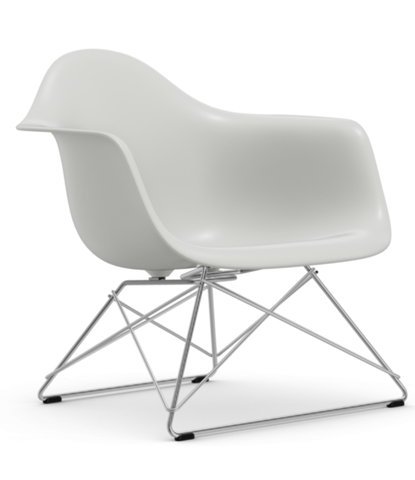 Vitra  Eames LAR Lounge Stoel met arm,  chrome onderstel