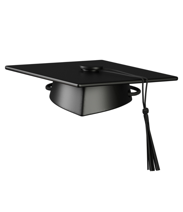 Kay Bojesen  Student Graduation hat black
