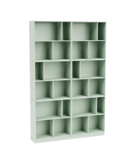 Montana - Read Bookcase with plinth H7