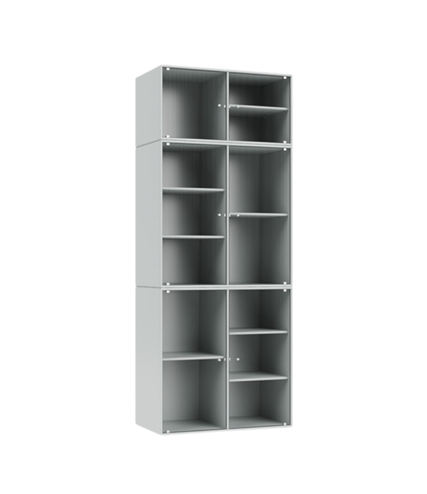 Montana Furniture  Montana Selection Ripple 4 Vitrine Cabinet Wall