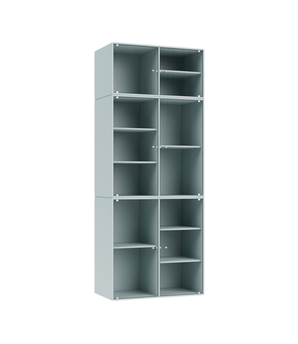 Montana Furniture  Montana Selection Ripple 4 Vitrine Cabinet Wall