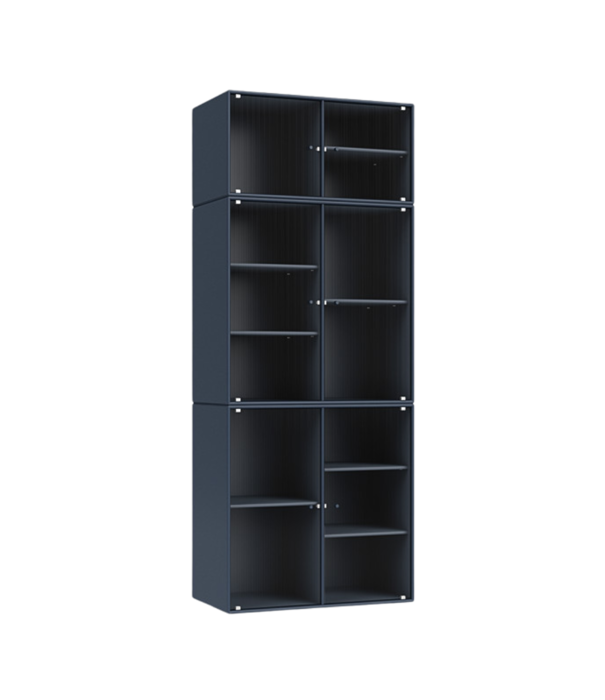 Montana Furniture  Montana Selection Ripple 4 Vitrine Cabinet Wall