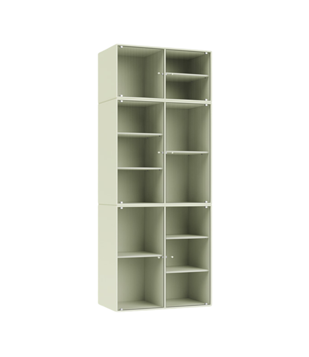 Montana Furniture  Montana Selection Ripple 4 Vitrine Cabinet Wall