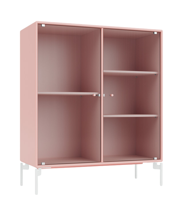 Montana Furniture Montana Selection - Ripple II Vitrine Cabinet with legs