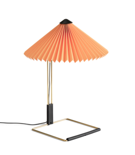 Hay - Matin table lamp small peach Ø30