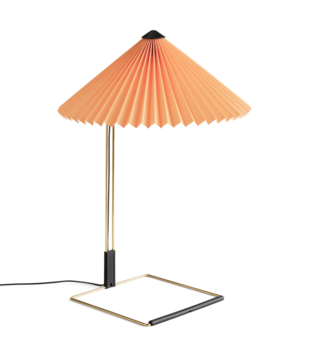 Hay - Matin table lamp peach Ø38