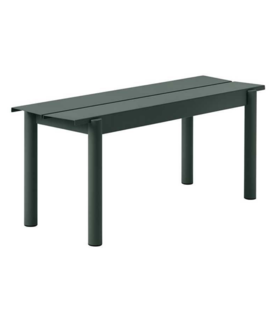 Muuto - Linear Steel Bench dark green L 110