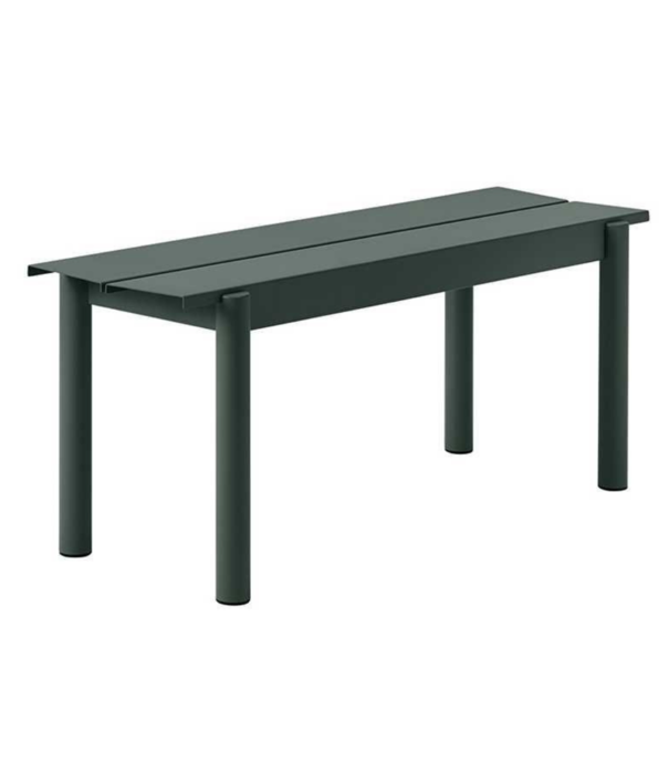 Muuto  Muuto Outdoor - Linear Steel Bank dark green L110