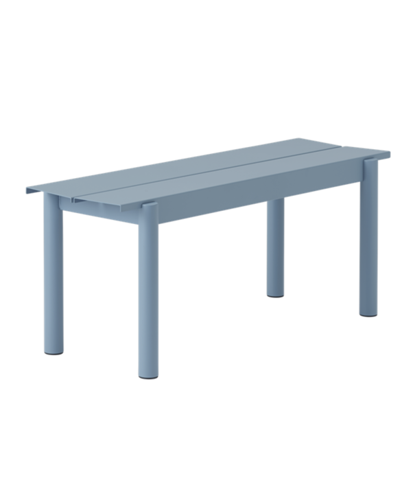 Muuto  Muuto Outdoor - Linear Steel Bench pale blue L110
