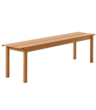 Muuto Linear Steel Bench burnt orange 170