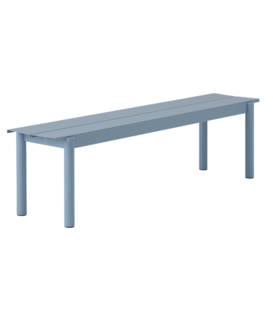 Muuto Linear Steel Bench pale blue 170cm