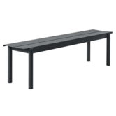 Linear Steel Bank anthracite black 170