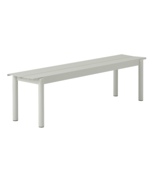 Muuto Linear Steel Bench grey 170