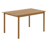 Muuto Linear Steel Table burnt orange 140cm