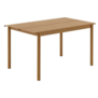 Muuto Outdoor - Linear Steel table burnt orange