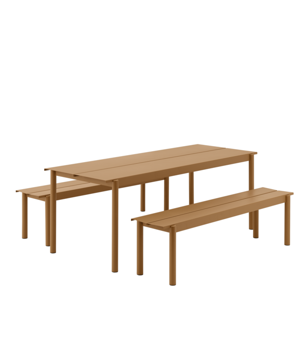 Muuto  Muuto Outdoor - Linear Steel Table pale blue