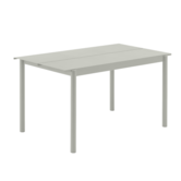 Muuto Outdoor - Linear Steel table grey 140 x 75