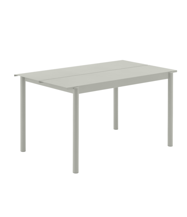 Muuto  Muuto Outdoor - Linear Steel tafel grey 140 x 75