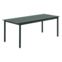 Muuto Outdoor - Linear Steel Table dark green