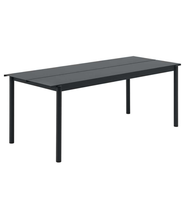 Muuto  Linear Steel Table burnt orange 200cm