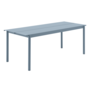 Muuto Outdoor - Linear Steel Table pale blue
