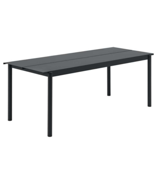 Muuto - Linear Steel Tafel black L 200