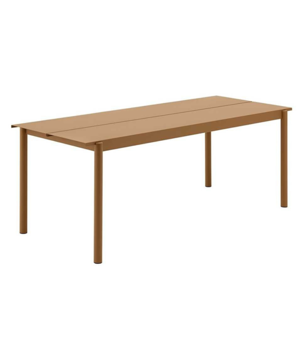 Muuto Linear Steel Tafel dark green 220cm