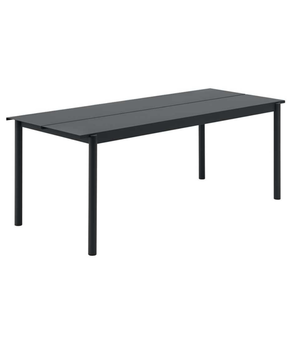 Muuto  Muuto Outdoor - Linear Steel table dark green