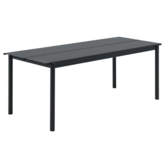 Linear Steel Tafel anthracite 220cm