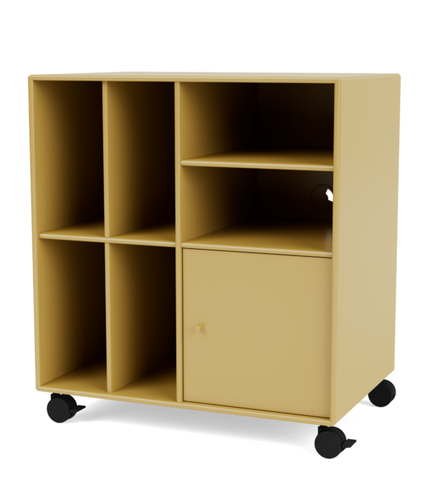 Montana Furniture Montana Selection - Spin II Vinyl Storage kast op wielen