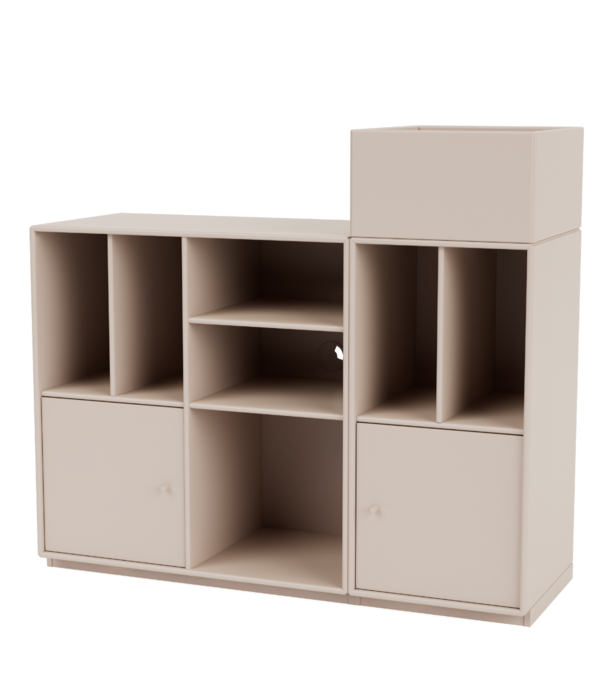 Montana Furniture Montana Selection - Spin III Vinyl Storage kast met plint H3