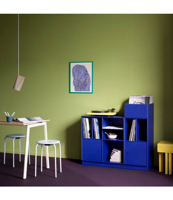 Montana Furniture  Spin 3 Vinyl Storage with plinth