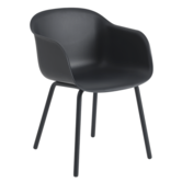 Muuto Outdoor - Fiber Outdoor Armchair  - Black Anthracite