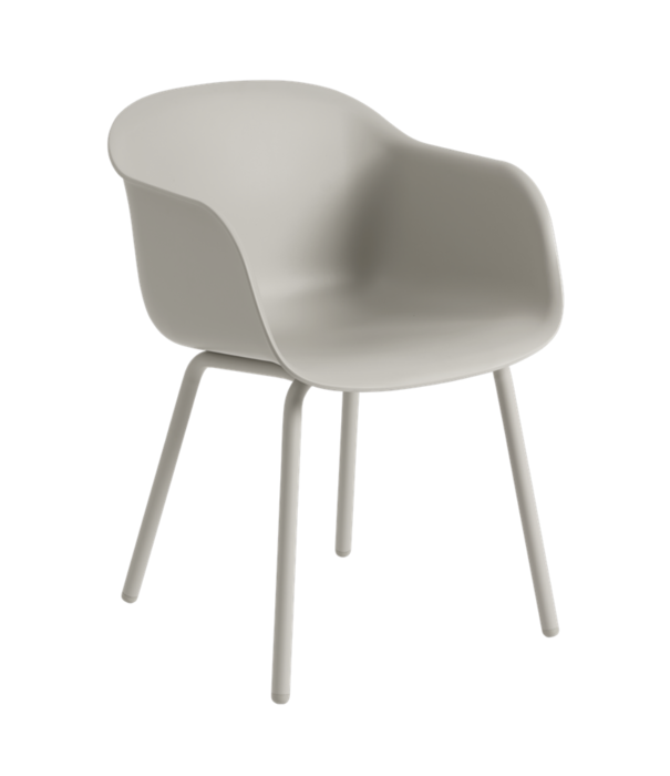 Muuto  Muuto Outdoor  - Fiber Outdoor Armchair  - Grey