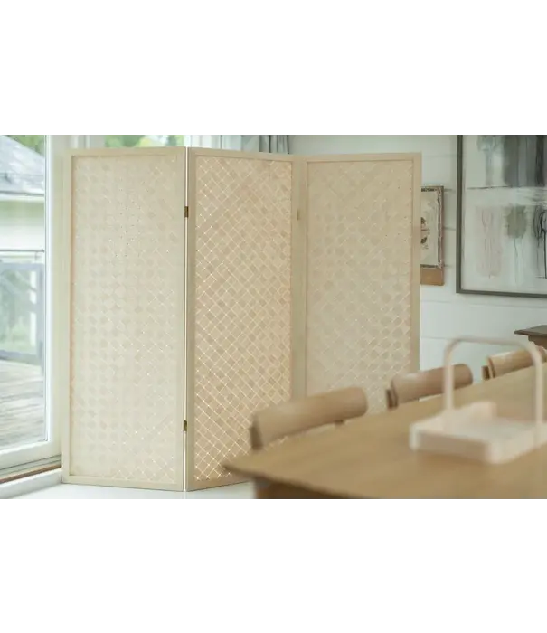 Verso Design  Verso - Paikka room divider 3, diagonaal gevlochten