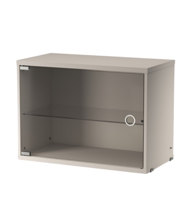 String  Furniture String System - Display Cabinet with swing glass door