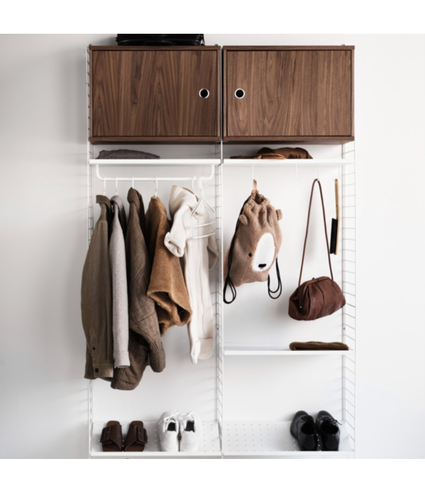 String  String System - Display Cabinet with swing door, wood