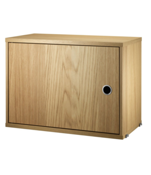 Living Room Display Cabinet with swing door, wood