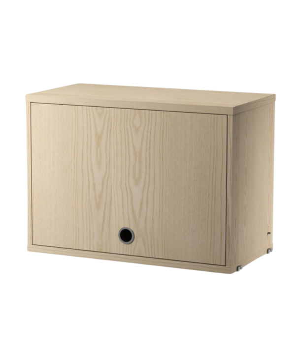 String  String System - Cabinet with flip door, wood