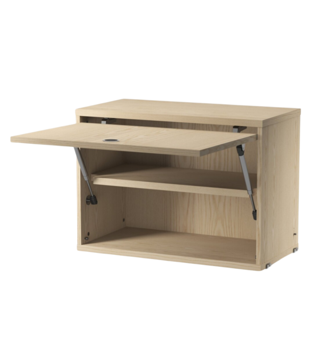 String  Furniture String System - Cabinet met flip deur hout