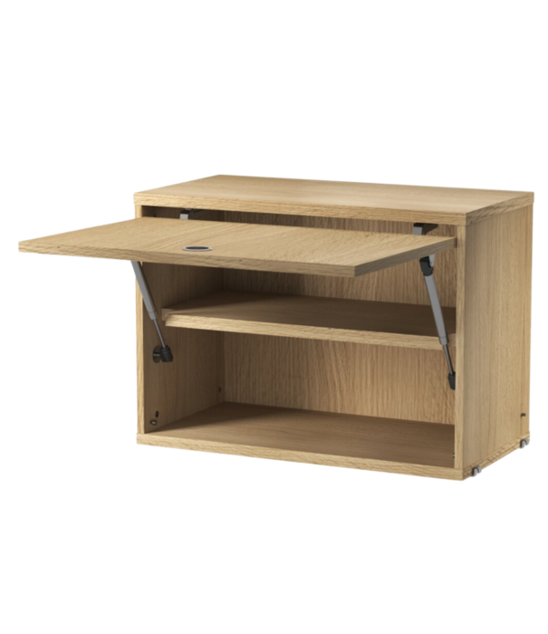 String  Furniture String System - Cabinet with flip door, wood