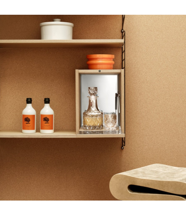 String  Furniture String System Collection, String Tiny cabinet oak